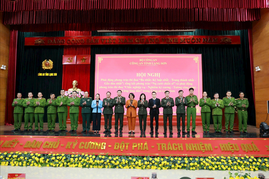 Phát động phong trào mới, tạo động lực lan toả trong toàn lực lượng Công an tỉnh Lạng Sơn
