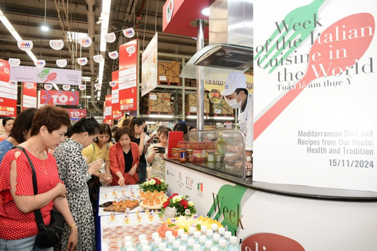 Tuần lễ Ẩm thực Italia lần thứ 10 tại Việt Nam sẽ diễn ra từ ngày 17/11