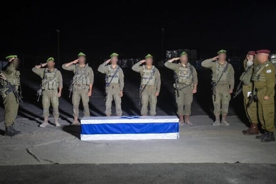 Israel tiếp nhận thêm một thi thể con tin, chỉ còn lại ba người ở Gaza