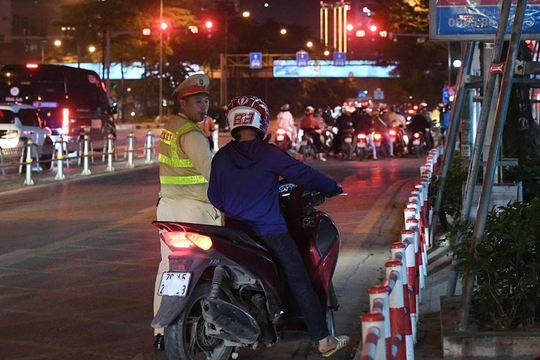 Hà Nội: Cả trăm trường hợp che biển số xe bị xử lý qua 3 ngày
