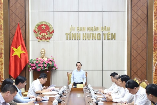 Hưng Yên bàn giải pháp thúc đẩy phát triển kinh tế - xã hội những tháng cuối năm