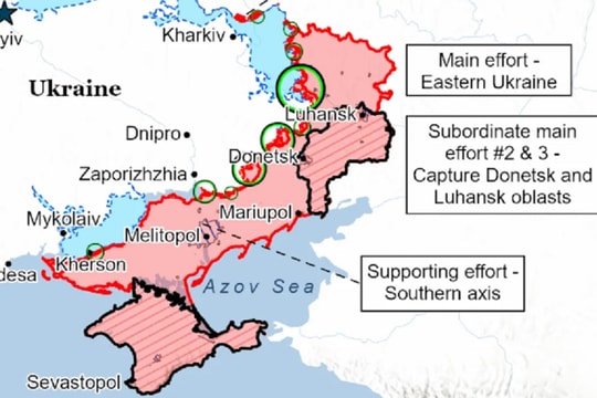 Quân đội Nga tiến sâu vào vùng Zaporizhzhia của Ukraine