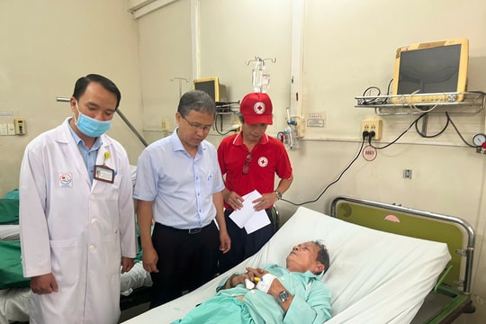 Các nạn nhân trong vụ sạt lở trên đèo Khánh Lê được điều trị miễn phí