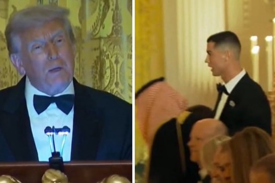 Ronaldo và Musk dự tiệc với Tổng thống Trump và Thái tử Ả Rập Xê Út