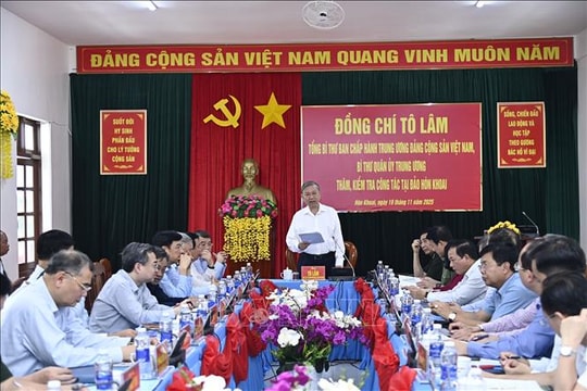 Tổng Bí thư Tô Lâm: Phát triển cụm đảo Hòn Khoai - bước tiến của một Việt Nam khát vọng và tự cường