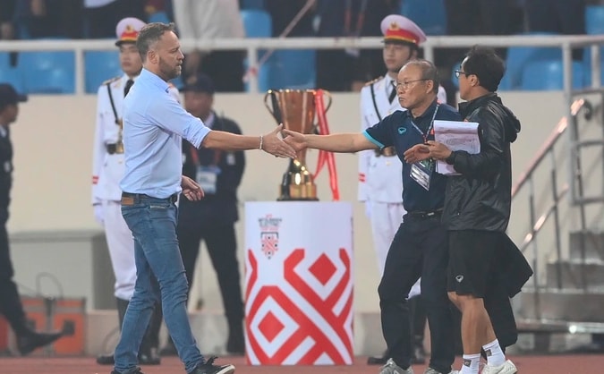 HLV Polking hài lòng về màn trình diễn của Thái Lan trên sân Mỹ Đình