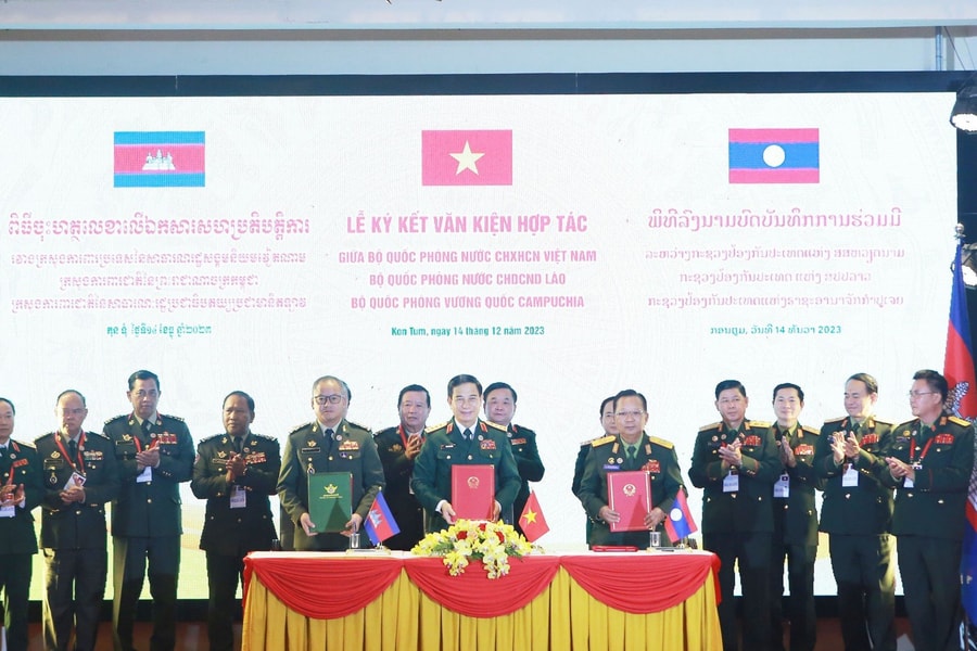 Thông điệp về tình đoàn kết, hữu nghị, tương trợ lẫn nhau giữa ba nước Việt Nam - Lào - Campuchia