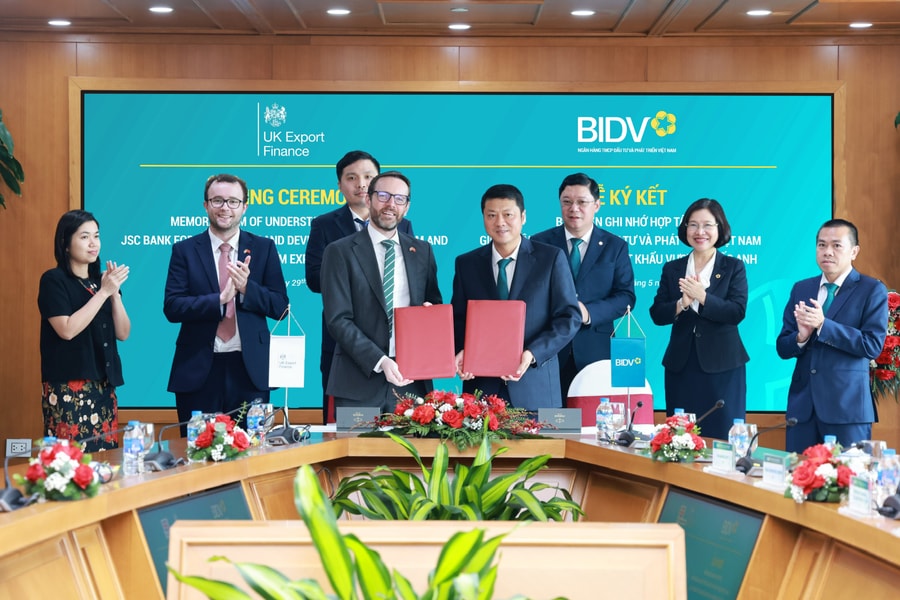 BIDV và UKEF hợp tác thúc đẩy phát triển bền vững