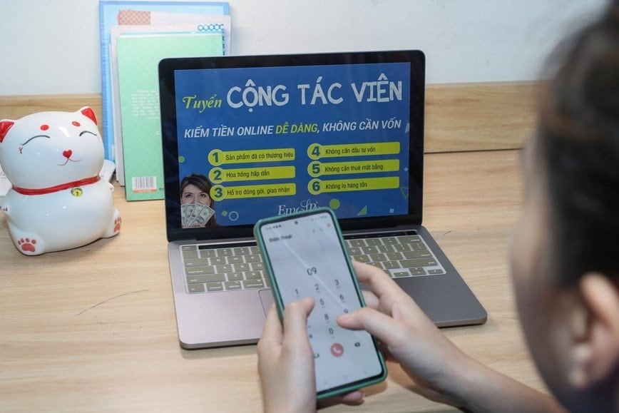 Cảnh giác bẫy lừa đảo tuyển dụng "việc nhẹ lương cao"