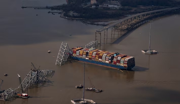 Chủ tàu chở hàng phải trả 102 triệu đô la Mỹ vì vụ sập cầu Baltimore
