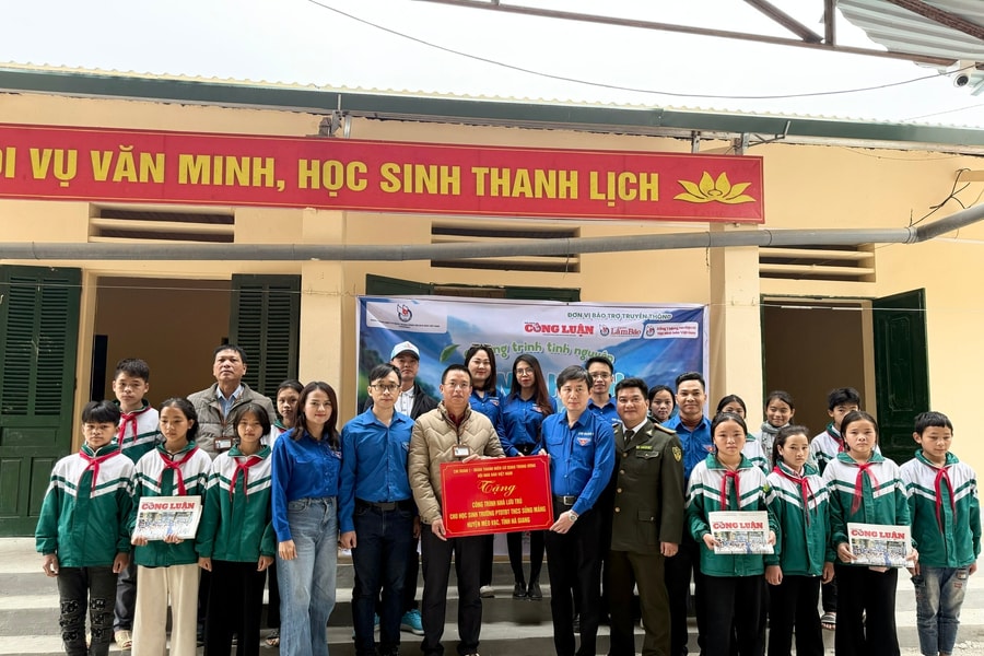 Chi đoàn 1 – Đoàn Thanh niên Cơ quan Trung ương Hội Nhà báo Việt Nam đồng hành cùng trẻ em vùng cao vượt khó