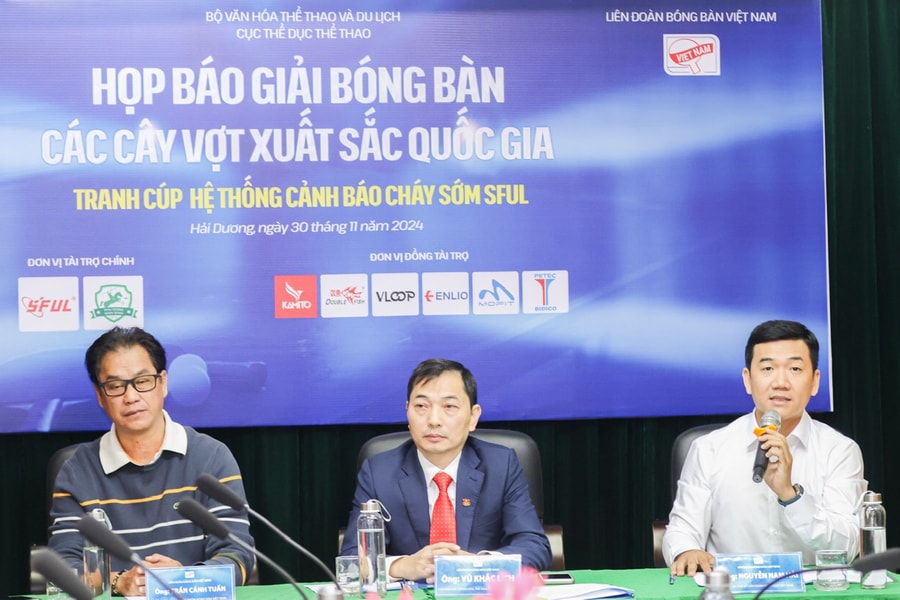 Sôi động giải Giải bóng bàn Các cây vợt xuất sắc quốc gia - SFUL 2024