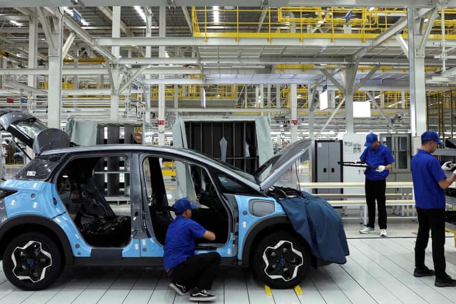 Thị phần xe điện toàn cầu của Trung Quốc tăng lên 76%