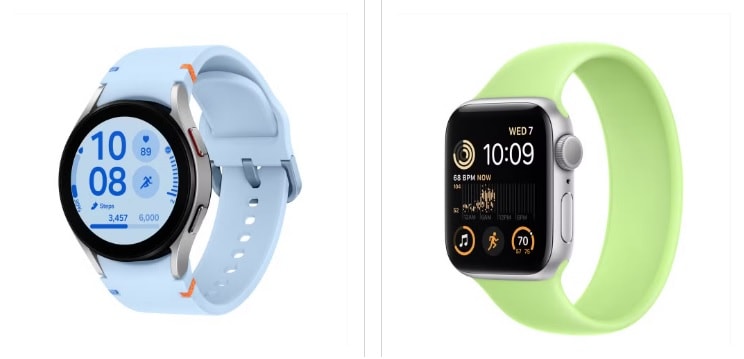 So sánh Galaxy Watch FE và Apple Watch SE: Lựa chọn đồng hồ thông minh giá rẻ