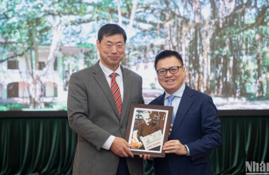 Mở rộng hợp tác giữa Báo Nhân Dân và Hãng thông tấn Yonhap