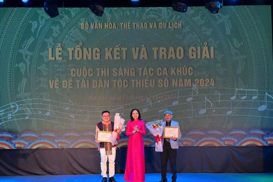 Trao 17 giải thưởng sáng tác ca khúc về dân tộc thiểu số