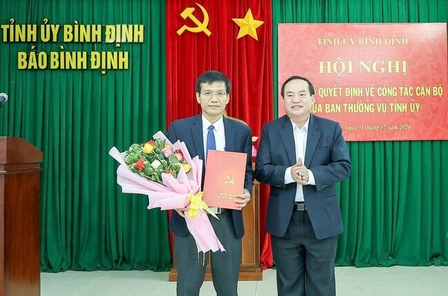 Ông Hồ Xuân Ánh được bổ nhiệm giữ chức Tổng Biên tập Báo Bình Định