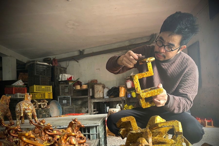 Ngắm bộ sản phẩm 'thạch ong xà' đón Tết 2025 của nghệ nhân Nguyễn Tấn Phát