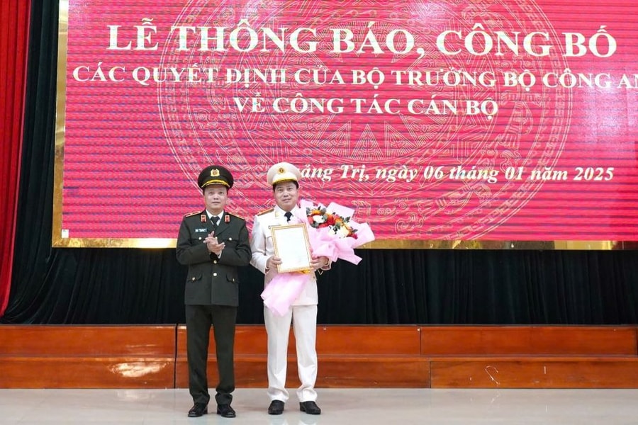Đại tá Vũ Văn Đấu được bổ nhiệm làm Giám đốc Công an tỉnh Quảng Trị