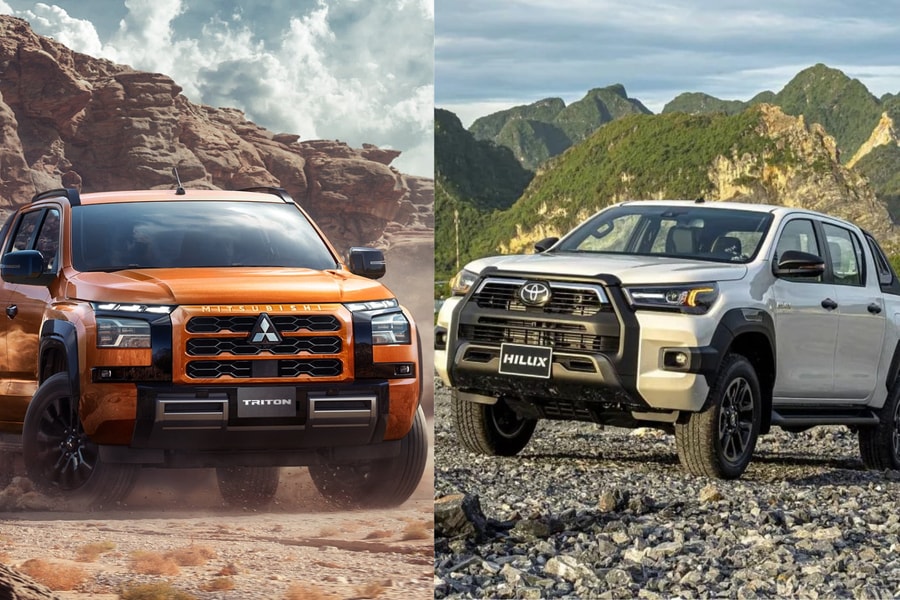 Bỏ qua Ranger, bộ đôi Hilux và Triton đua giá giành thị phần