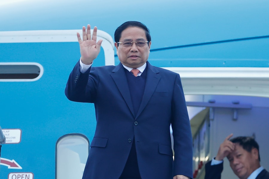 Thủ tướng Phạm Minh Chính lên đường thăm, làm việc tại Cộng hoà Dân chủ Nhân dân Lào