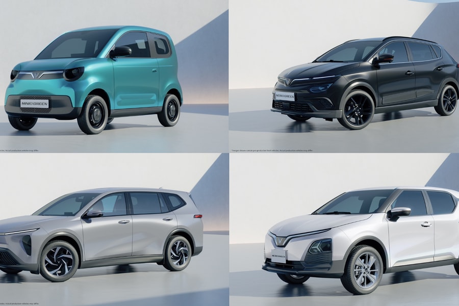 VinFast chính thức hé lộ toàn bộ dải sản phẩm ô tô điện Green