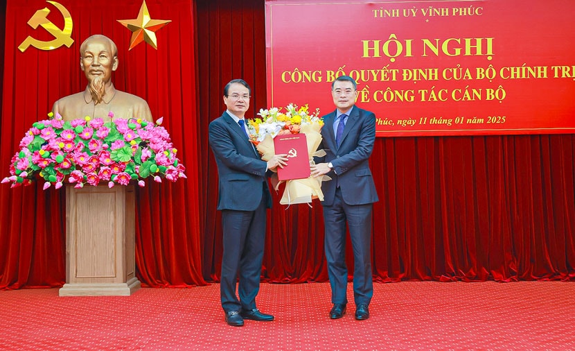 Bí thư Tỉnh ủy Lào Cai Đặng Xuân Phong được điều động, chỉ định giữ chức Bí thư Tỉnh ủy Vĩnh Phúc