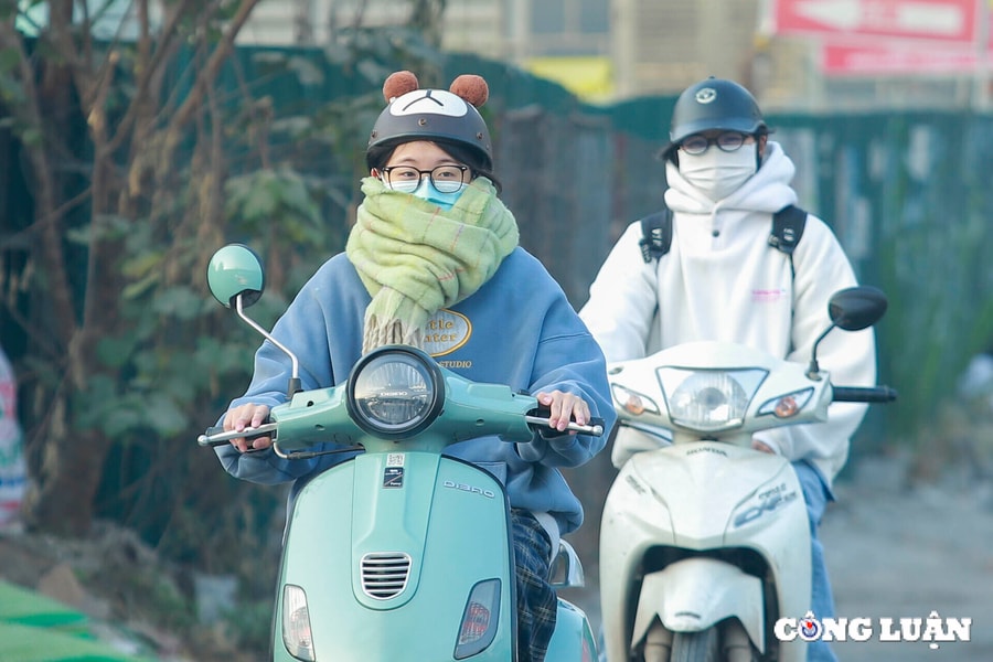 Nhiệt độ tại Hà Nội đã xuống 9 độ C vào sáng nay