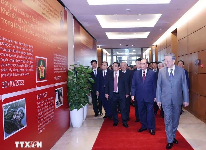 Tổng Bí thư Tô Lâm dự Hội nghị toàn quốc về đột phá phát triển khoa học, công nghệ, đổi mới sáng tạo và chuyển đổi số quốc gia