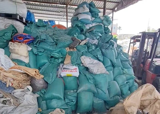 Công an Hải Phòng xử phạt một cơ sở vi phạm pháp luật về môi trường