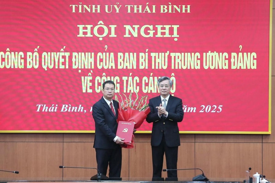 Ủy viên Ủy ban Kiểm tra Trung ương Nguyễn Mạnh Hùng làm Phó Bí thư Tỉnh ủy Thái Bình