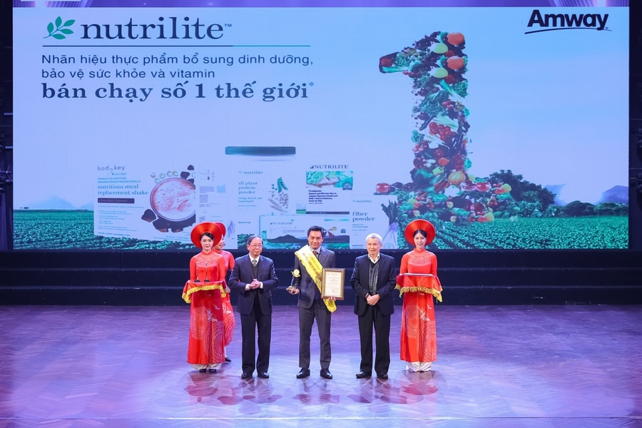Amway Việt Nam lần thứ 12 vinh dự giải thưởng “Sản phẩm vàng vì sức khoẻ cộng đồng”