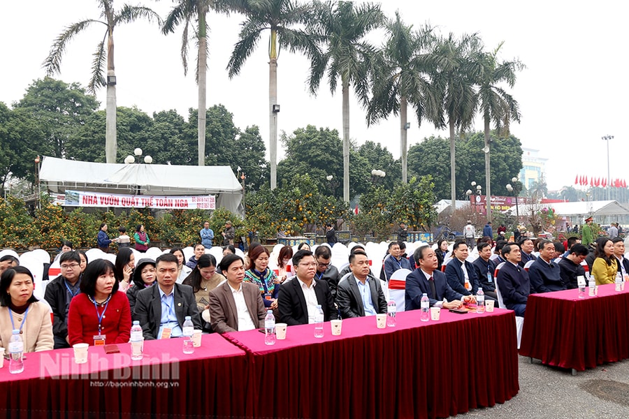 Ninh Bình: Khai mạc Hội chợ Hoa Xuân Ất Tỵ năm 2025