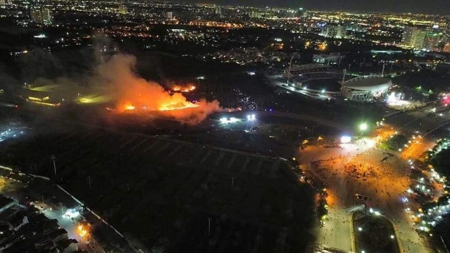 Ban tổ chức thông tin về sự cố trình diễn drone hỏa thuật đêm 26/1