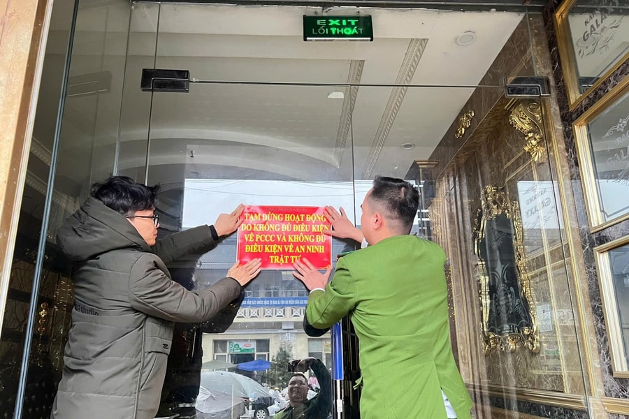 Sa Pa đóng cửa thêm 6 cơ sở karaoke vi phạm phòng cháy, chữa cháy và an ninh trật tự