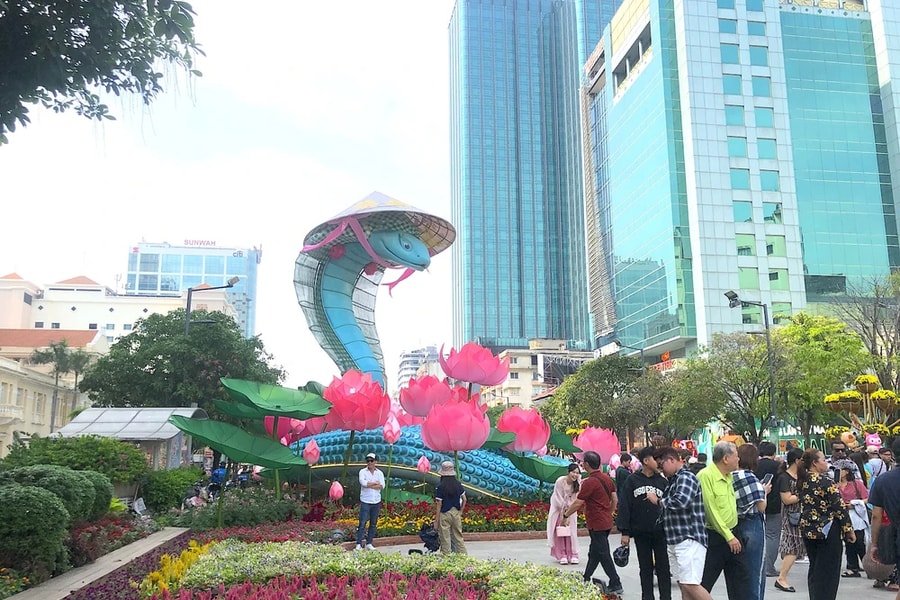 Doanh thu du lịch Tết Nguyên đán 2025 của TP.HCM tăng 17,4% so với cùng kỳ năm 2024