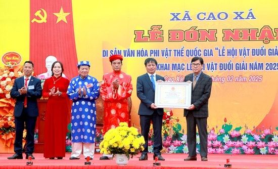 Phú Thọ có thêm Di sản văn hóa phi vật thể quốc gia: "Lễ hội vật đuổi giải Đình Vĩnh Mộ"