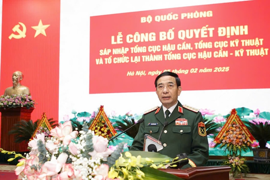 Bộ Quốc phòng công bố Quyết định sáp nhập Tổng cục Hậu cần, Tổng cục Kỹ thuật