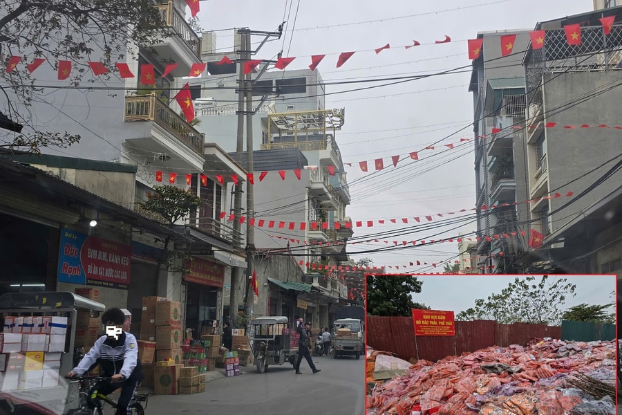 Sau vụ bánh kẹo 'chất núi' tại bãi rác, siết chặt quản lý kinh doanh tại xã La Phù