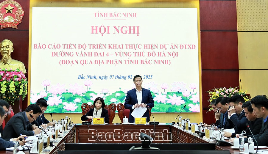 Bắc Ninh: Không bàn lùi, kiên quyết về đích dự án Vành đai 4 trong năm 2025