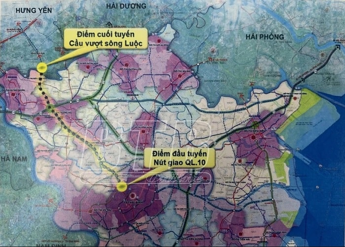 Xây dựng đường kết nối Thái Bình - Hưng Yên với tổng mức đầu tư dự kiến gần 4.930 tỷ đồng