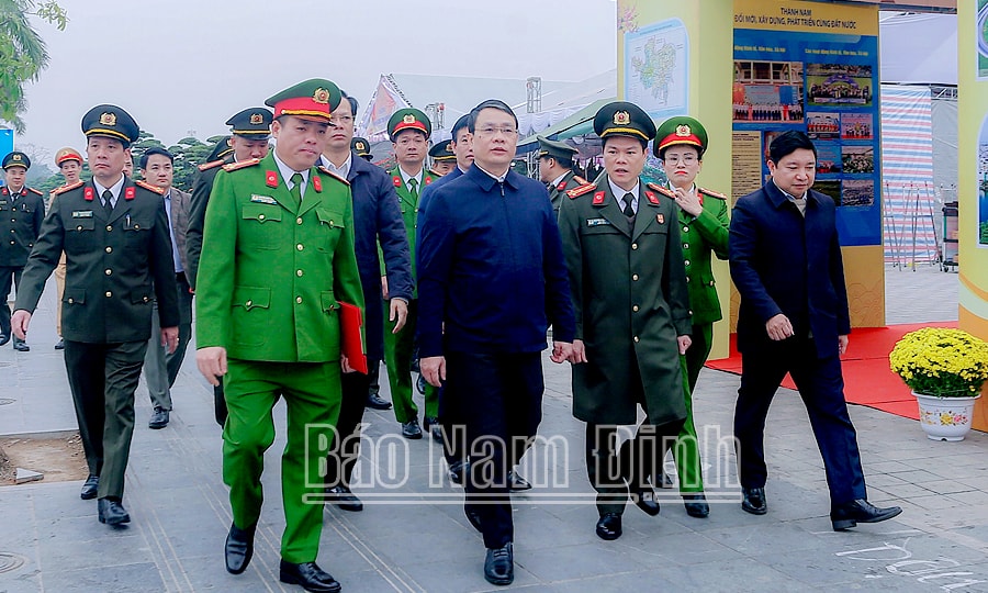 Nam Định: Huy động hơn 2.500 cán bộ, chiến sĩ đảm bảo an ninh Lễ Khai ấn Đền Trần Xuân Ất Tỵ