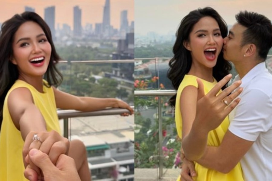 Hoa hậu H'Hen Niê nhận lời cầu hôn từ bạn trai