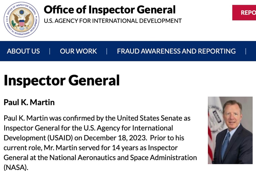 Tổng thanh tra USAID bị sa thải sau báo cáo 'tài trợ cho khủng bố'