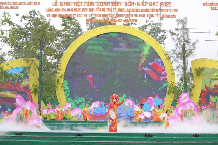 Đặc sắc chương trình khai hội mùa xuân Côn Sơn - Kiếp Bạc năm 2025