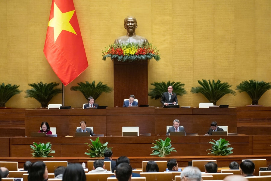 Quốc hội thảo luận về dự án Luật Tổ chức Chính phủ (sửa đổi)