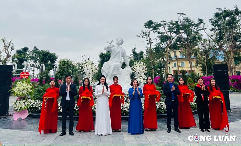 Hải Phòng: Khánh thành Tượng đài Anh hùng liệt sĩ Kim Đồng tại vườn hoa Kim Đồng