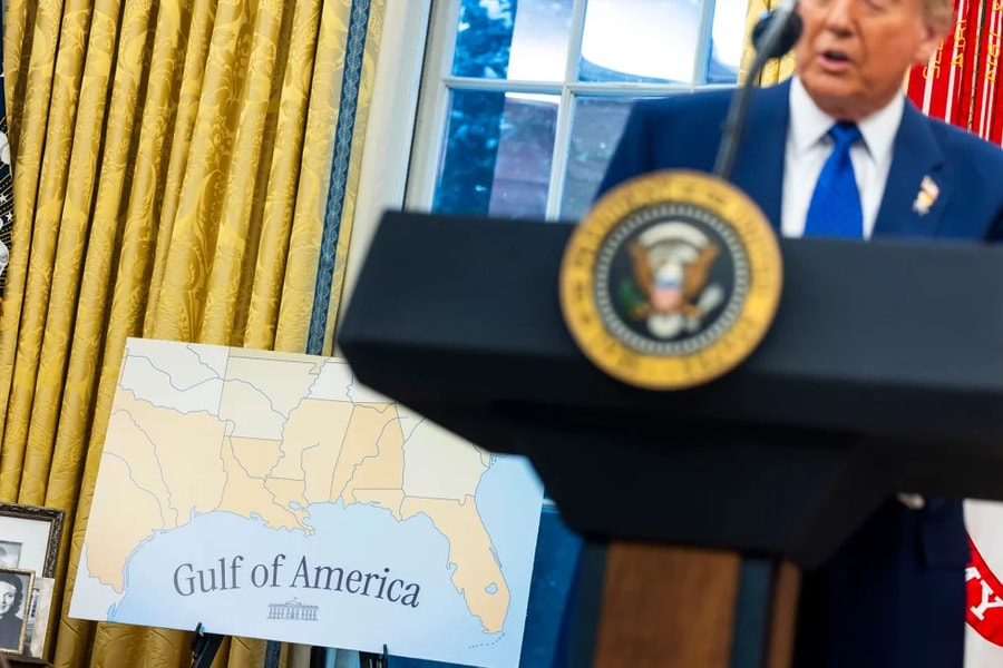 Nhà Trắng cấm một cơ quan báo chí vô thời hạn vì sử dụng cụm từ 'Vịnh Mexico'