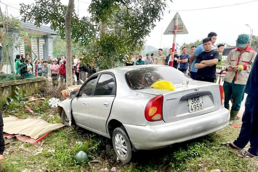 2 người tử vong trong vụ tai nạn giao thông nghiêm trọng tại Hà Tĩnh