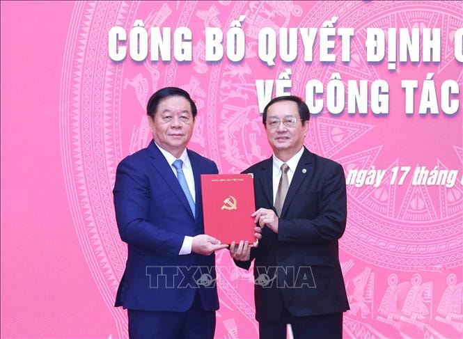 Điều động Bộ trưởng Bộ KH&CN Huỳnh Thành Đạt giữ chức Phó Trưởng Ban Tuyên giáo và Dân vận Trung ương